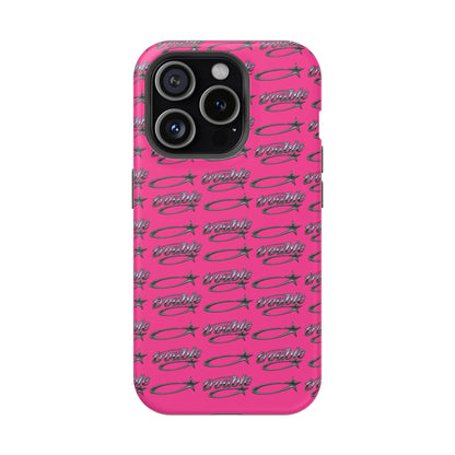 Trouble Print Magnetic Impact-Resistant iPhone Cover