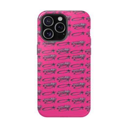 Trouble Print Magnetic Impact-Resistant iPhone Cover