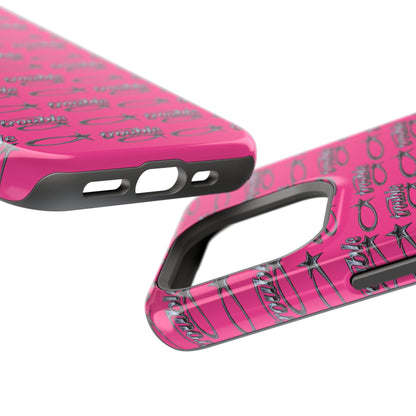 Trouble Print Magnetic Impact-Resistant iPhone Cover