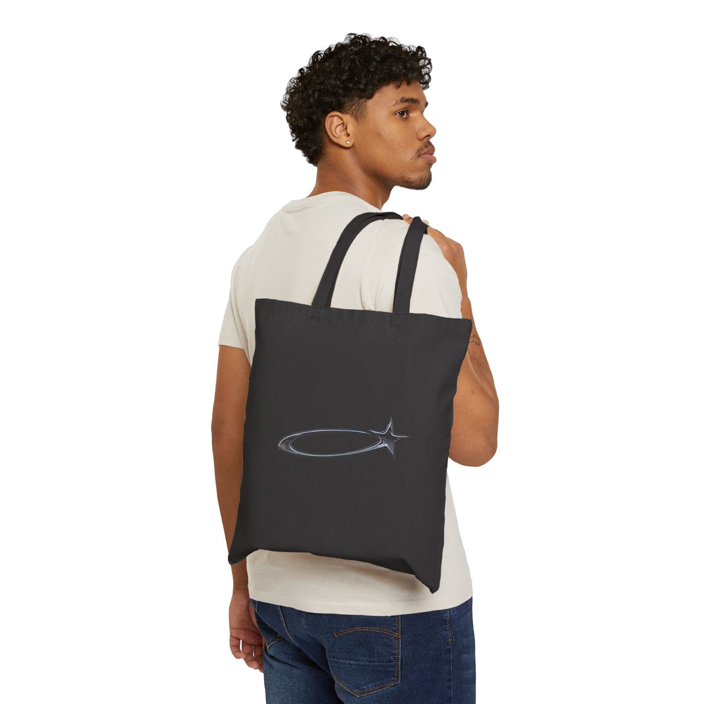 Trouble Graphic Tote Bag