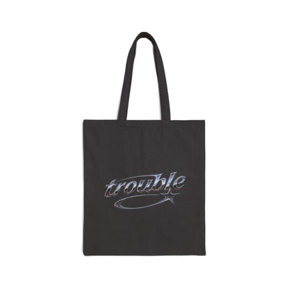 Trouble Graphic Tote Bag