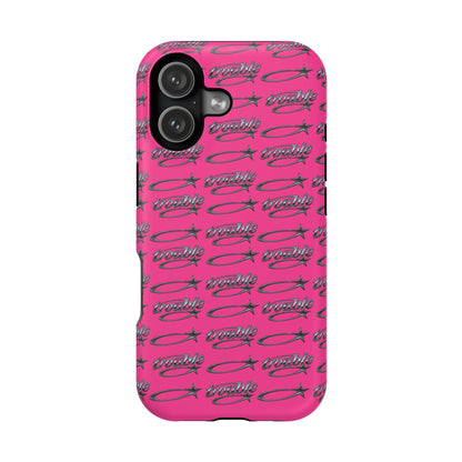 Trouble Print Magnetic Impact-Resistant iPhone Cover